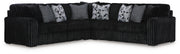 Midnight-Madness Sectional - Onyx
