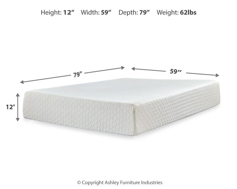 Chime 12 Inch Memory Foam Mattress in a Box