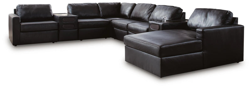 Modmax II Sectional with Chaise and Audio Consoles