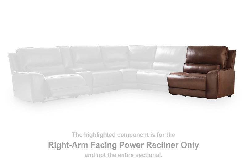 DeepWakes Power Reclining Sectional with Chaise