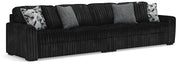 Midnight-Madness Sectional - Onyx