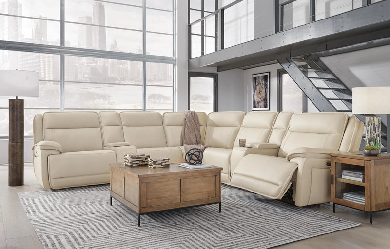 Double Deal Reclining Sectional with 2 Consoles