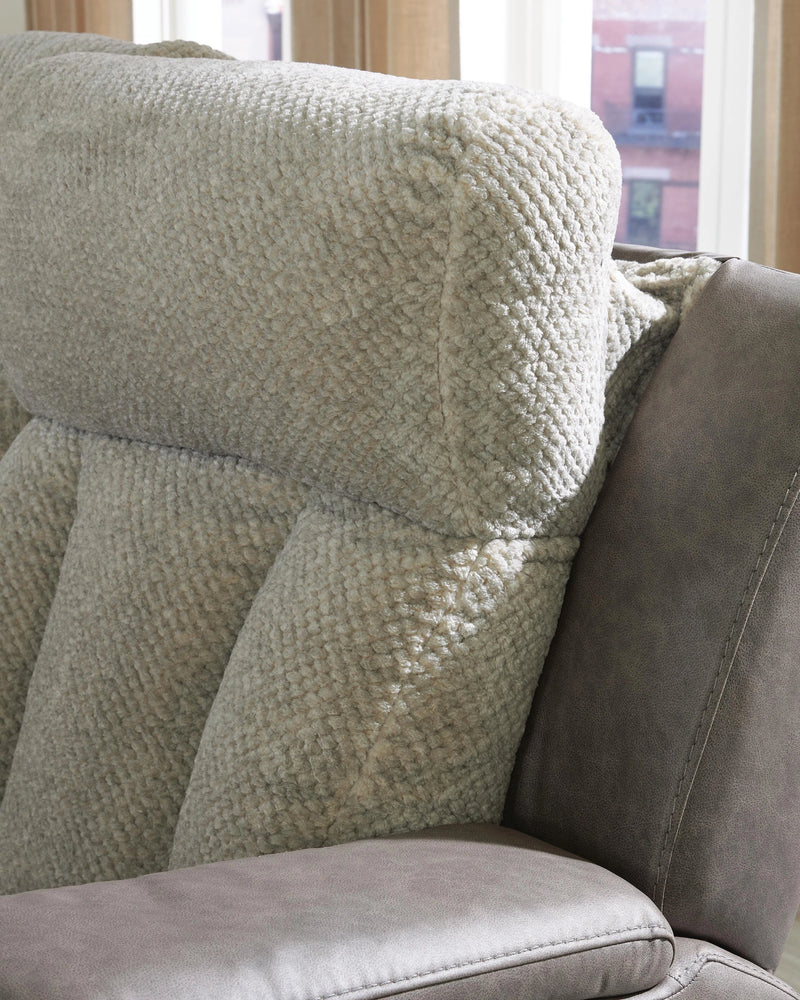WhipLash Power Reclining Loveseat with Console