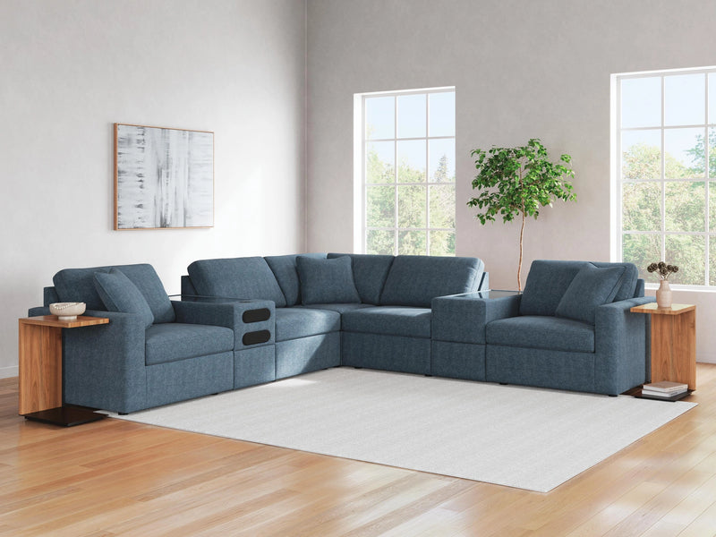 Modmax Balanced Sectional with Audio and Storage Consoles